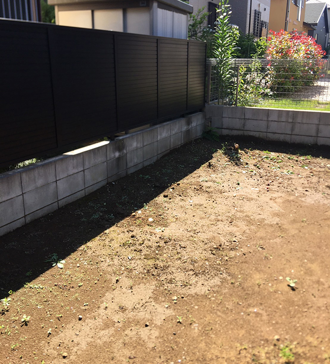 庭　植栽伐採　依頼　四街道市