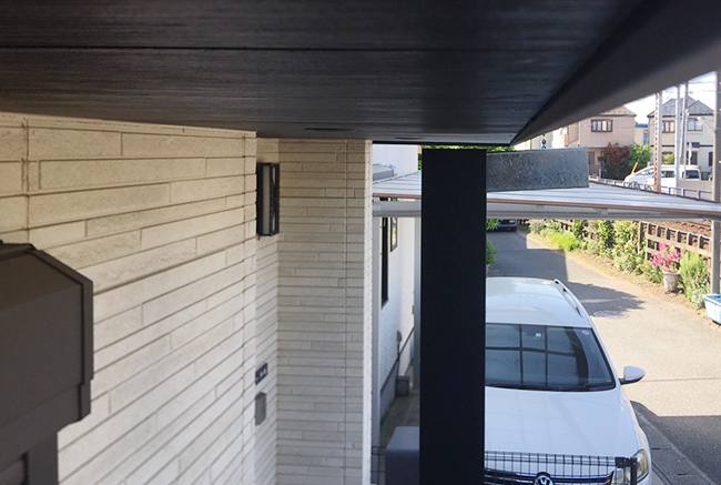 カーポート工事 リクシル　LIXIL カーポートSC　施工工事　市川市