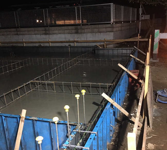 新築基礎工事　千葉市