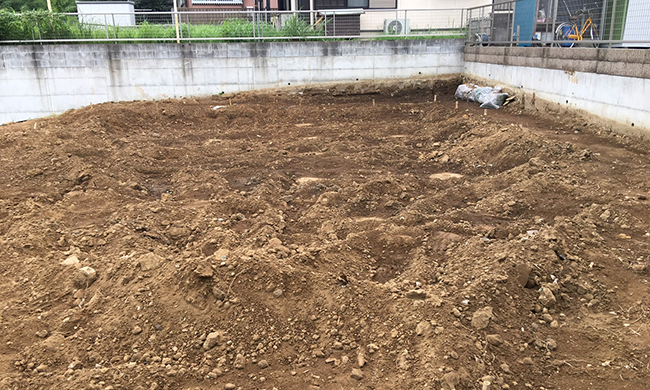 新築基礎工事　千葉市