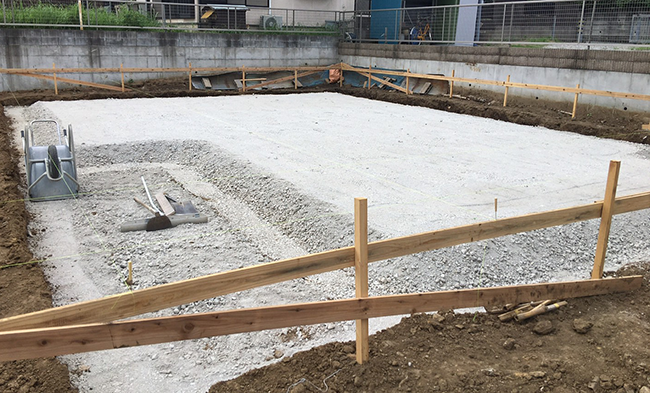 新築基礎工事　千葉市