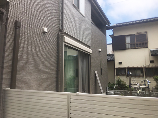 浦安市　戸建て住宅　テラス取付　施工工事